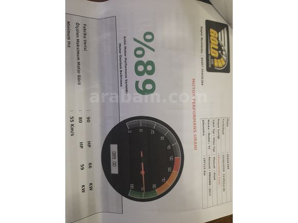 Sahibinden Renault Megane 1.5 dCi Joy 2017 Model