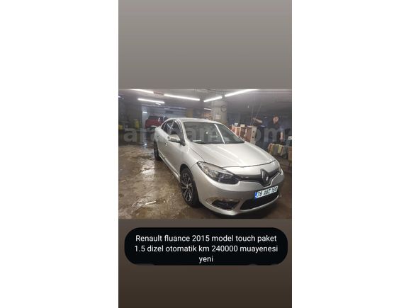 Sahibinden Renault Fluence 1.5 dCi Touch 2015 Model  247.000 km Gri