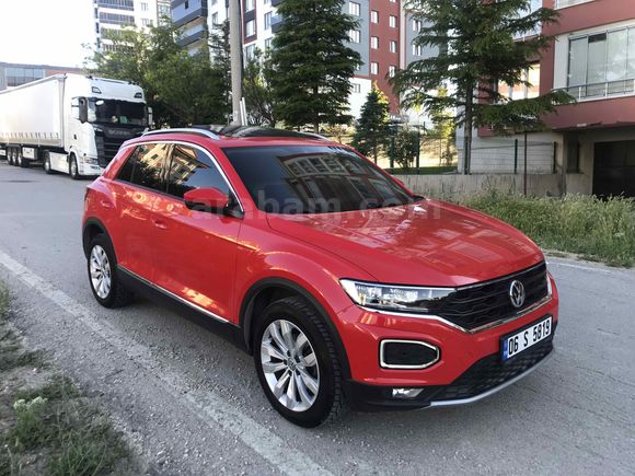 Sahibinden Volkswagen T-Roc 1.5 TSI Highline 2019 Model  28.000 km Kırmızı
