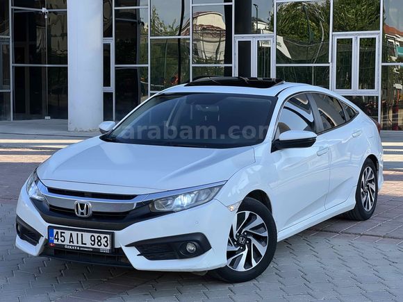 Sahibinden Honda Civic 1.6i VTEC Elegance 2018 Model  136.000 km Beyaz