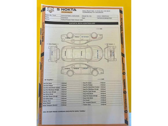 Sahibinden Ford Focus 1.6 TDCi Trend X 2014 Model 
