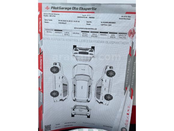 Sahibinden Chevrolet Captiva 2.0 D LT High 2011 Model