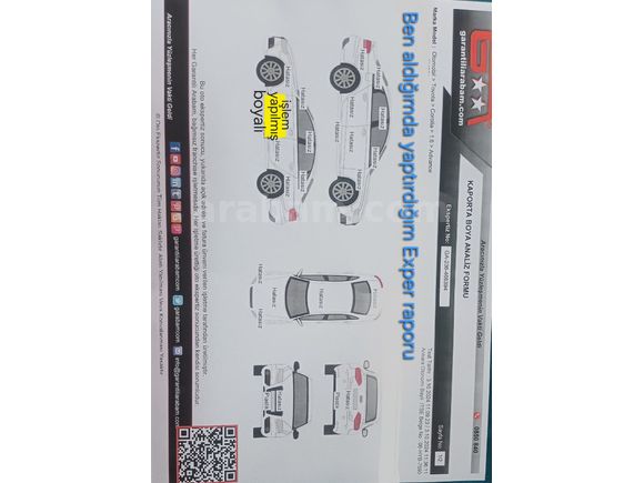 Sahibinden Toyota Corolla 1.6 Advance 2016 Model