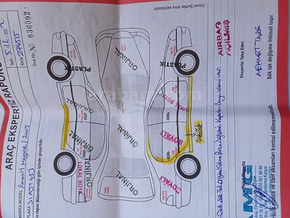 Sahibinden Renault Megane 1.5 dCi Dynamique 2005 Model