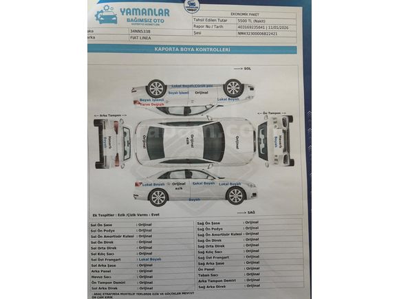 Sahibinden Fiat Linea 1.3 Multijet Pop 2015 Model