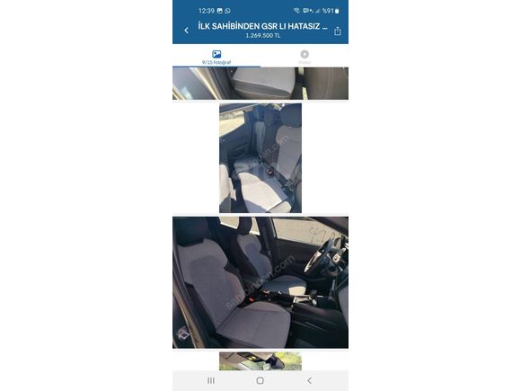 Sahibinden Renault Clio 1.0 TCe Evolution 2024 Model Kayseri 18.499 km Gri