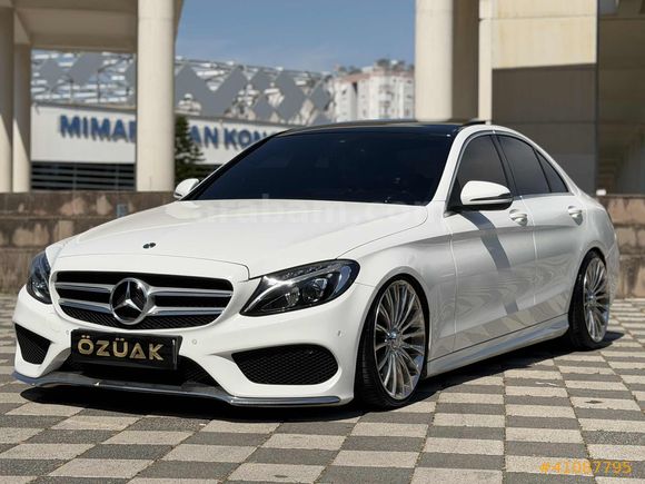ÖZÜAK'DAN 2018 C200 D AMG HATASIZ BOYASIZ EKSTRALI TAM BAKIMLI