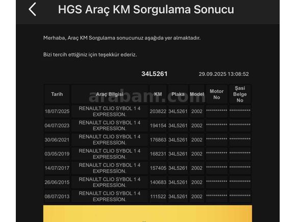 Sahibinden Renault Clio 1.4  Benzin&Lpg (Klimasız) 