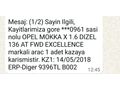 Sahibinden Opel Mokka X 1.6 CDTI Excellence 2016 Model