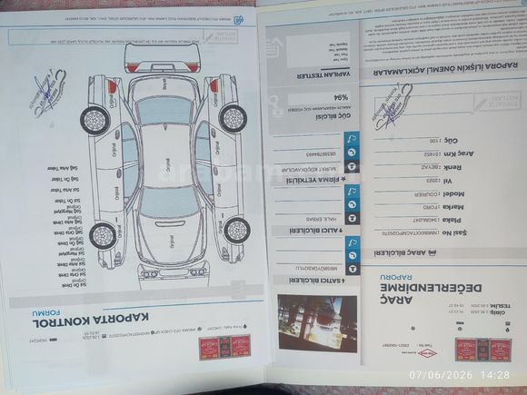 Sahibinden Ford Tourneo Courier 1.5 EcoBlue Deluxe 2023 Model Düşük Kilometrel
