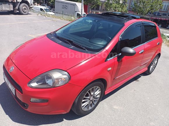 SUNROOF & CAM TAVANLI Fiat Punto 1.3 Multijet 75 HP Lounge S6 SPORT PAKET 2012 Model 198.000 KM DE TRİGER_ENJEKTÖR__AĞIR VE PERİYODİK BAKIMII YAPILDI
