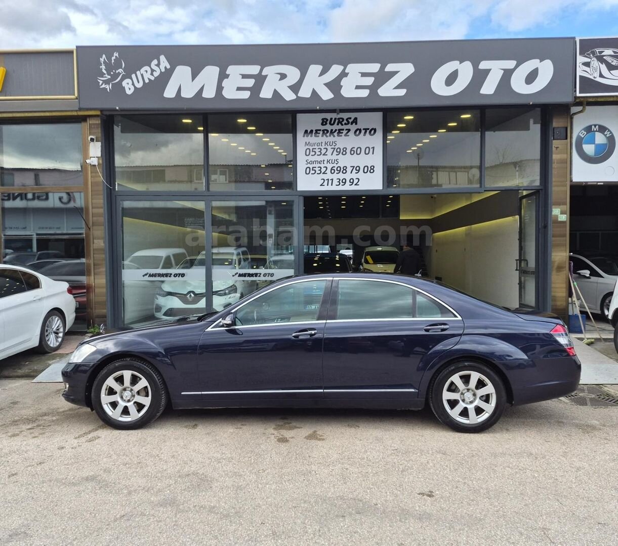 Galeriden Mercedes - Benz S 350 L 2007 Model Bursa 339.000 km Mavi (metalik) 7