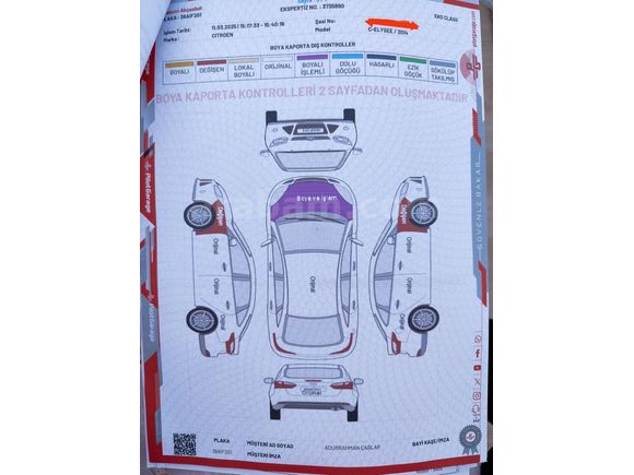 Sahibinden Citroen C-Elysée 1.6 HDi Exclusive 2014 Model