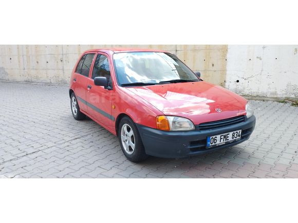 TOYOTA STARLET-OTOMATİK VİTES-ENJEKSİYONLU-MEMURDAN
