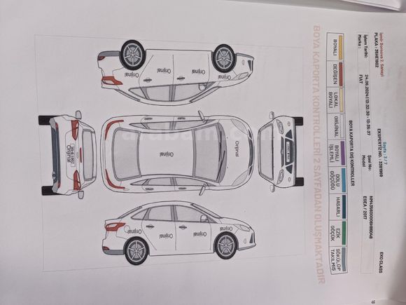 Sahibinden Fiat Egea 1.4 Fire Urban 2017 Model