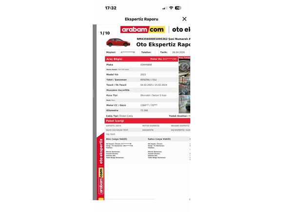 Sahibinden Fiat Egea 1.4 Fire Easy Plus 2023 Model 