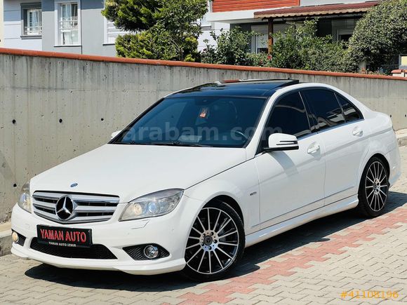MERCEDES C180 AMG CAM TAVAN TEMİZ BAKIMLI