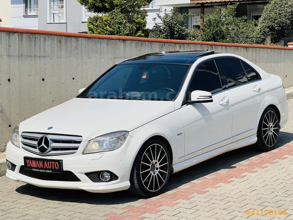 MERCEDES C180 AMG CAM TAVAN TEMİZ BAKIMLI