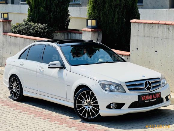 MERCEDES C180 AMG CAM TAVAN TEMİZ BAKIMLI