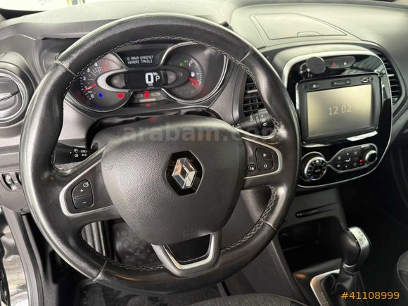 2017 RENAULT CAPTUR-ICON-ÇİFT RENK-OTOMATİK-98 BİN KM-DEĞİŞENSİZ