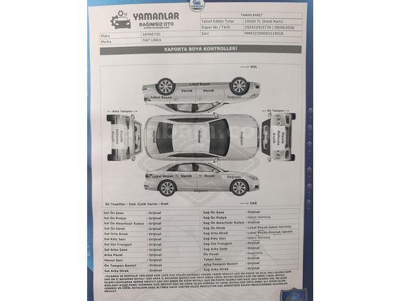 Fiat Linea 1.3 Multijet Active Plus 2011 Model