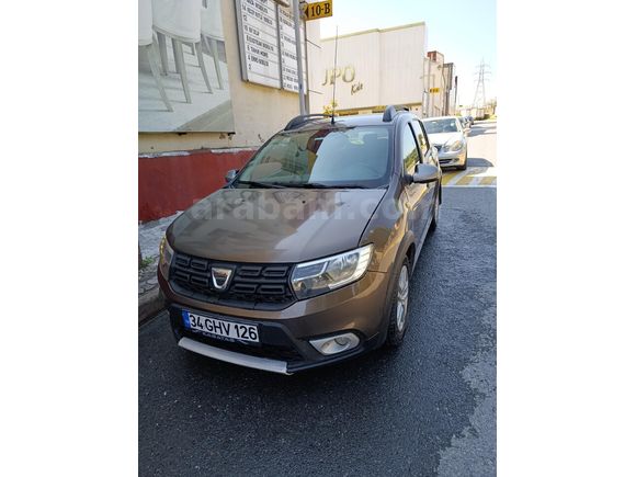 Sahibinden Dacia Sandero 1.5 dCi Stepway 2016 Model   Kahverengi