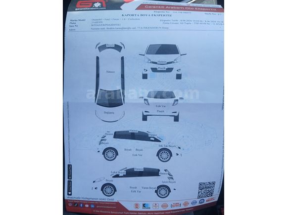 Sahibinden Ford Focus 1.6 Collection 2005 Model