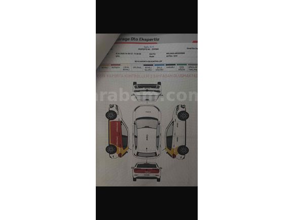 Sahibinden Opel Astra 1.6 Essentia Konfor 2012 Model 