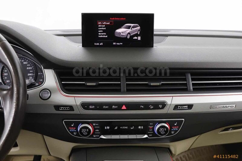 2016 SİYAH BAYİİ BEJ DERİ ISITMA SOĞUTMA AIR BOSE HATASIZ Q7 7