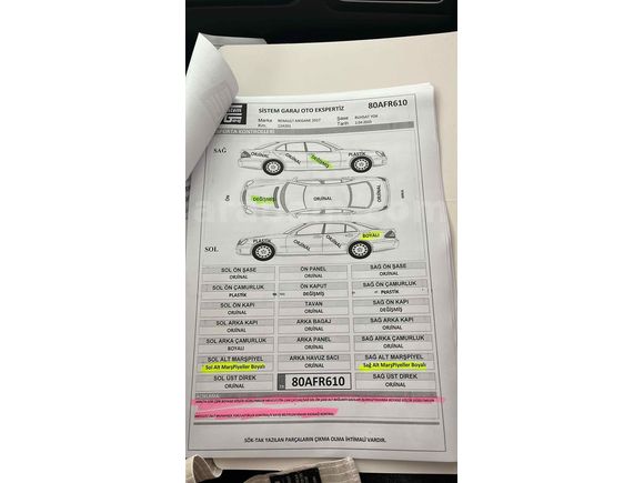 Sahibinden Renault Megane 1.5 dCi Touch 2017 Model 
