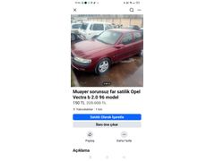 Sahibinden Opel Vectra 2.0 CD 1996 Model