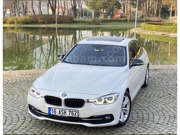 Sahibinden BMW 3 Serisi 320i ED Sport Line 2015 Model  205.000 km Beyaz MAKYAJLI KASA