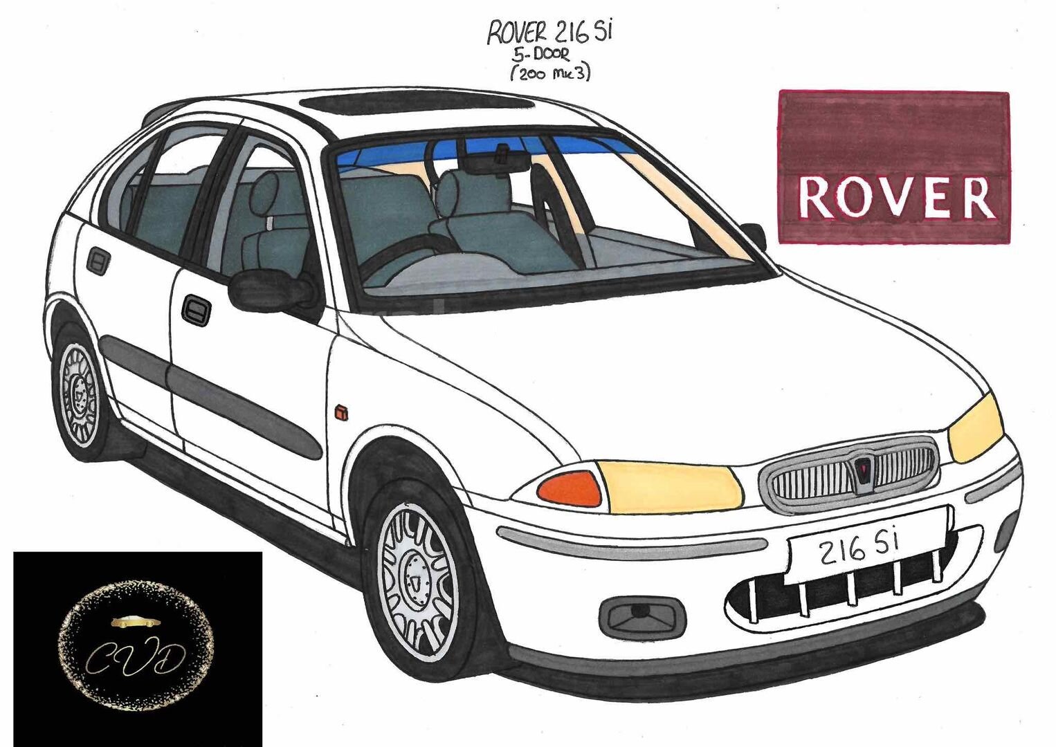Sahibinden Rover 216 Si 1998 Model İstanbul 143.000 km Beyaz 7