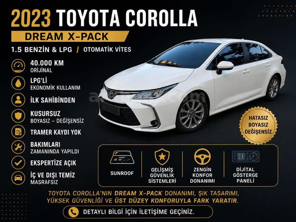 Sahibinden Toyota Corolla 1.5 Dream X-Pack 2023 Model