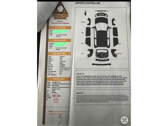 Sahibinden Renault Clio 1.5 dCi Touch 2015 Model İstanbul
