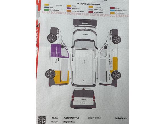 Sahibinden Renault Kangoo Multix 1.5 dCi Extreme 2017 Model