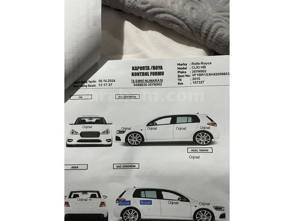 Sahibinden Renault Clio 1.5 dCi Authentique 2010 Model Bursa 198.000 km Gri