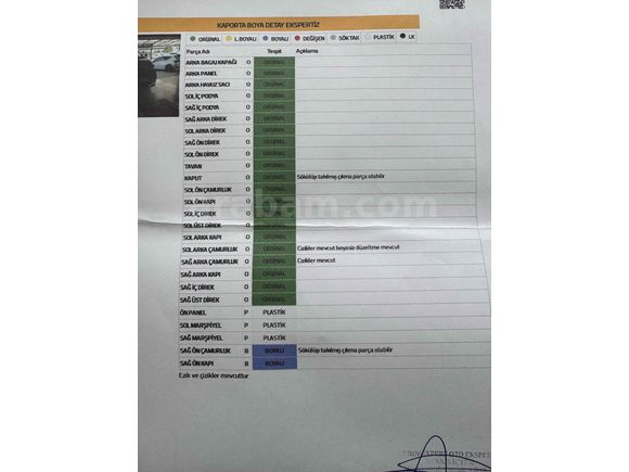 9+1 PAZARLIK PAYIMIZ VARDIR EXPERTİZ  RESİMLERDE MEVCUT