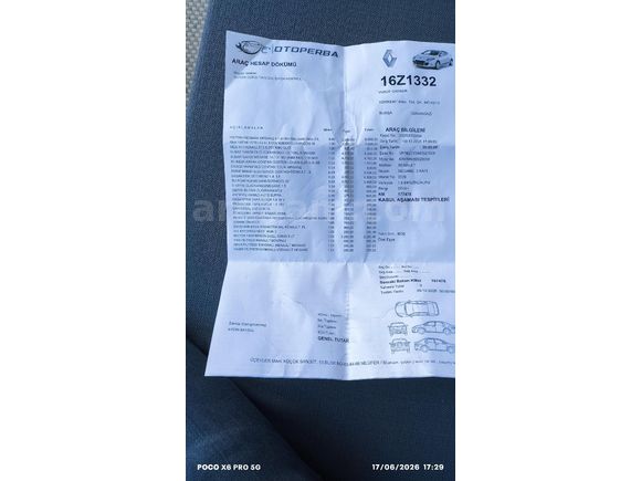 BENZİN+GAZ KAPORTA DEĞİŞENSİZ 2009 MEGANE 3 DYNAMİQ PAKET 185000 KM