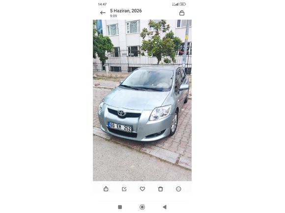 Sahibinden Toyota Auris 1.6 Elegant 2010 Model