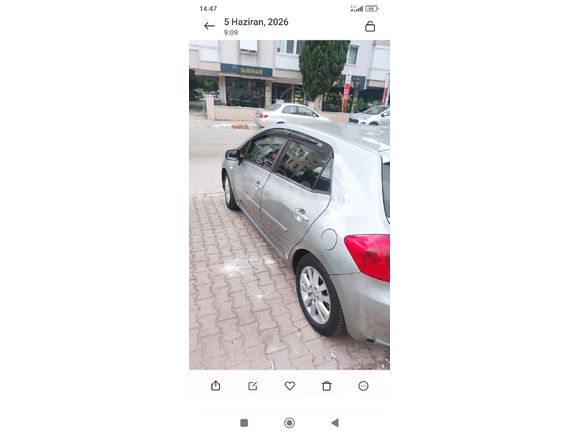 Sahibinden Toyota Auris 1.6 Elegant 2010 Model