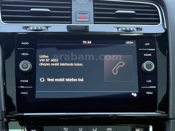 2017 GOLF 7.5 ORJİNAL HİGHLİNE 1.4 TSI CAM TAVAN HAYALET !