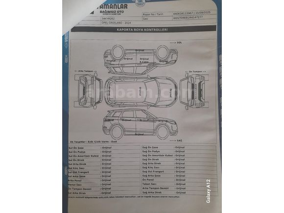 Sahibinden Opel Crossland 1.2 T Essential 2024 Model