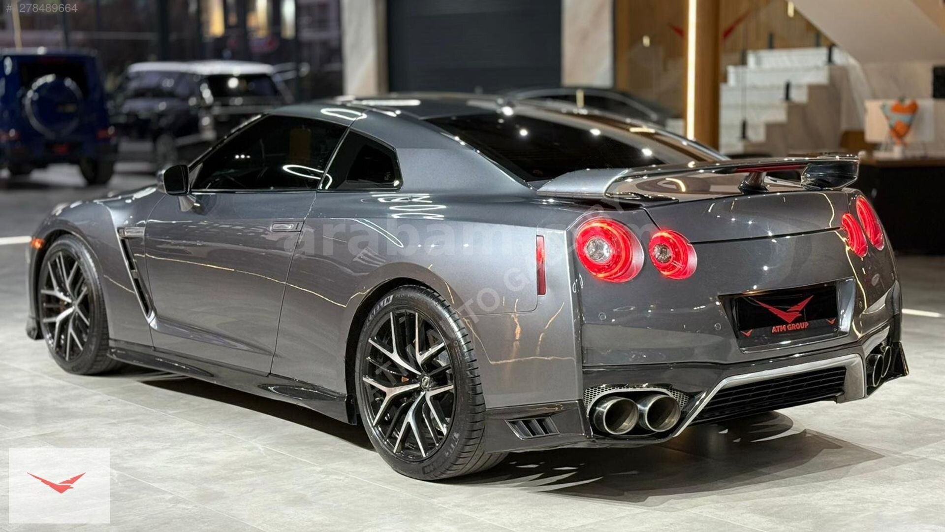Galeriden Nissan GT-R R35 2009 Model Antalya 62.233 km Gri 6
