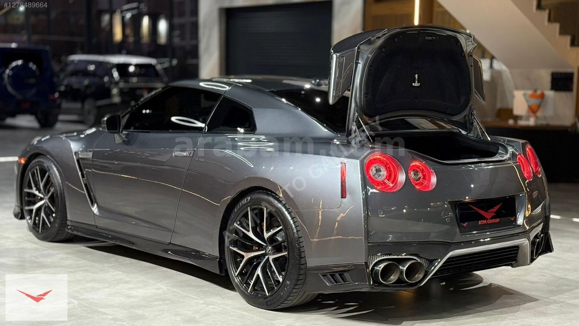 Galeriden Nissan GT-R R35 2009 Model Antalya 62.233 km Gri 7