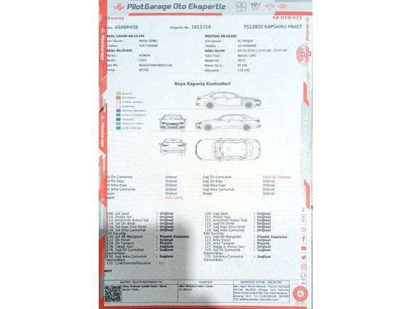 Sahibinden Honda Civic 1.6i VTEC Eco Elegance 2013 Model