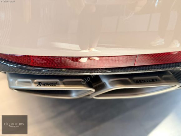 -CİO MOTORS-BENTLEY CONTİNENTAL GT SPEED-KARBON AERO-AKRAPOVİÇ-