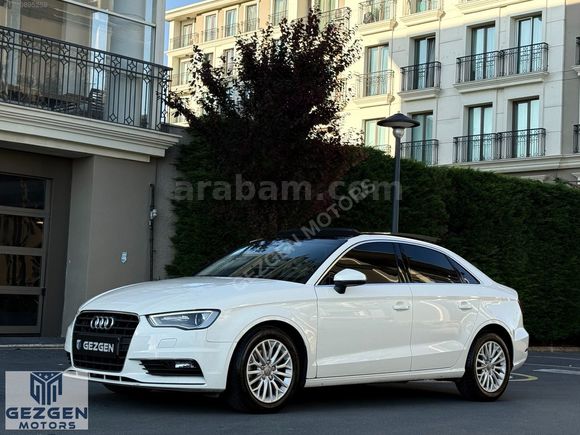 GEZGEN'DEN 2015 AUDİ A3 DİZEL-SUNROOF-LED-DERİ-FUL DOĞUŞ BAKIMLI