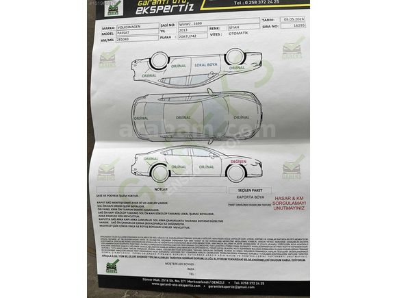 RIZA AYDIN ENS MOTORS'DAN SATILIK