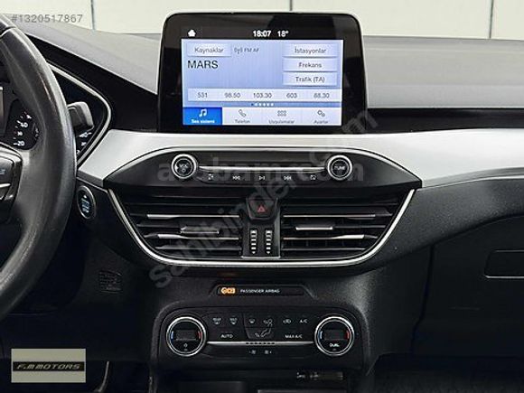 FM MOTORSDAN 2020 FORD FOCUS 1.5 DİZEL OTOMATİK -TİTANİUM- 140KM